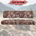 thumbnail image 4 of HUIACONG Camouflage Hunting UTV Seat Covers Waterproof Easy Installation 2 PSC UTV Seat Covers Non-Slip Soft Suitable for Kawasaki Mule 3010, 4 of 7