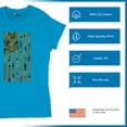 thumbnail image 6 of Camo American Flag T-Shirt USA Military Proud Army Veteran RED Friday 4th of July Camouflage Patriot Women's Tee, 6 of 7