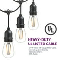 thumbnail image 6 of 48-ft String Lights w/(16) Plastic LED Filament Bulbs Included, 6 of 7