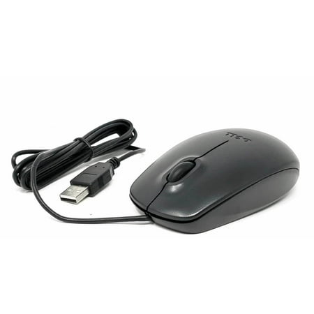 Restored Dell Optical Mouse MS111-L (BLACK) (Refurbished)