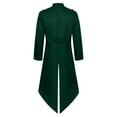thumbnail image 4 of Mens Sequin Tuxedo Jacket Tails Slim Fit Tailcoat Dress Coat Swallowtail Dinner Party Wedding Blazer Suit Jacket Z0G-Green, XL, 4 of 5