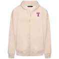 thumbnail image 2 of Men's Levelwear Khaki Texas Rangers Uphill Primary Full-Zip Hoodie, 2 of 3