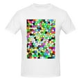 thumbnail image 4 of Bingfone Colorful Tie Dye Stained Glass Men'S Loose Fit Short-Sleeve Pocket T-Shirt, 4 of 7
