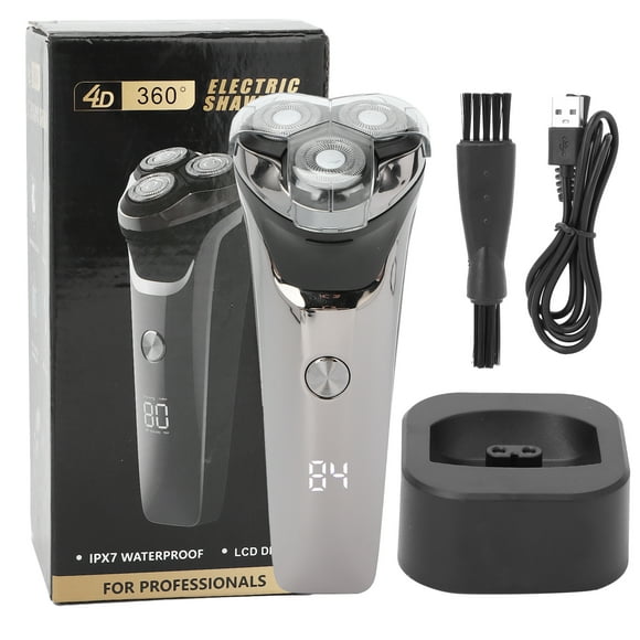Afeitadora eléctrica recargable por USB, impermeable, flotante, recortadora de barba, 5 W