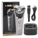 thumbnail image 2 of Recortadora de barba para hombres, Afeitadora eléctrica, Afeitadora eléctrica recargable por USB, Afeitadora eléctrica, funcionalidad versátil, 2 of 8