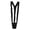 Black, variant on Men's Tight Thong Swimwear Conjoined V Shaped Underwear White One Size