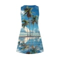 thumbnail image 5 of SEMPAI Summer Dress for Women Summer Dresses Sleeveless V-Neck Print Knee-Length Womens Dresses Sundresses for Women 2024 Stylish, 5 of 5