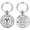Aries, variant on Zodiac Keychain - 12 Constellations Birthday Gifts for Men Women - Virgo Libra Scorpio Sagittarius Bday Keyring