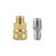thumbnail image 1 of Accesorios Adaptadores Conexión Tubería Alta Presión Cabezal Tubería para Lavado Coches Conector Cobre Enchufe Rápido Y NPT3/8, 1 of 9