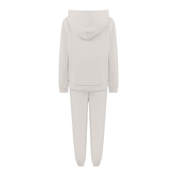 YUGYXL 2 Piece Activewear Outfits for Women Oversized Solid Color