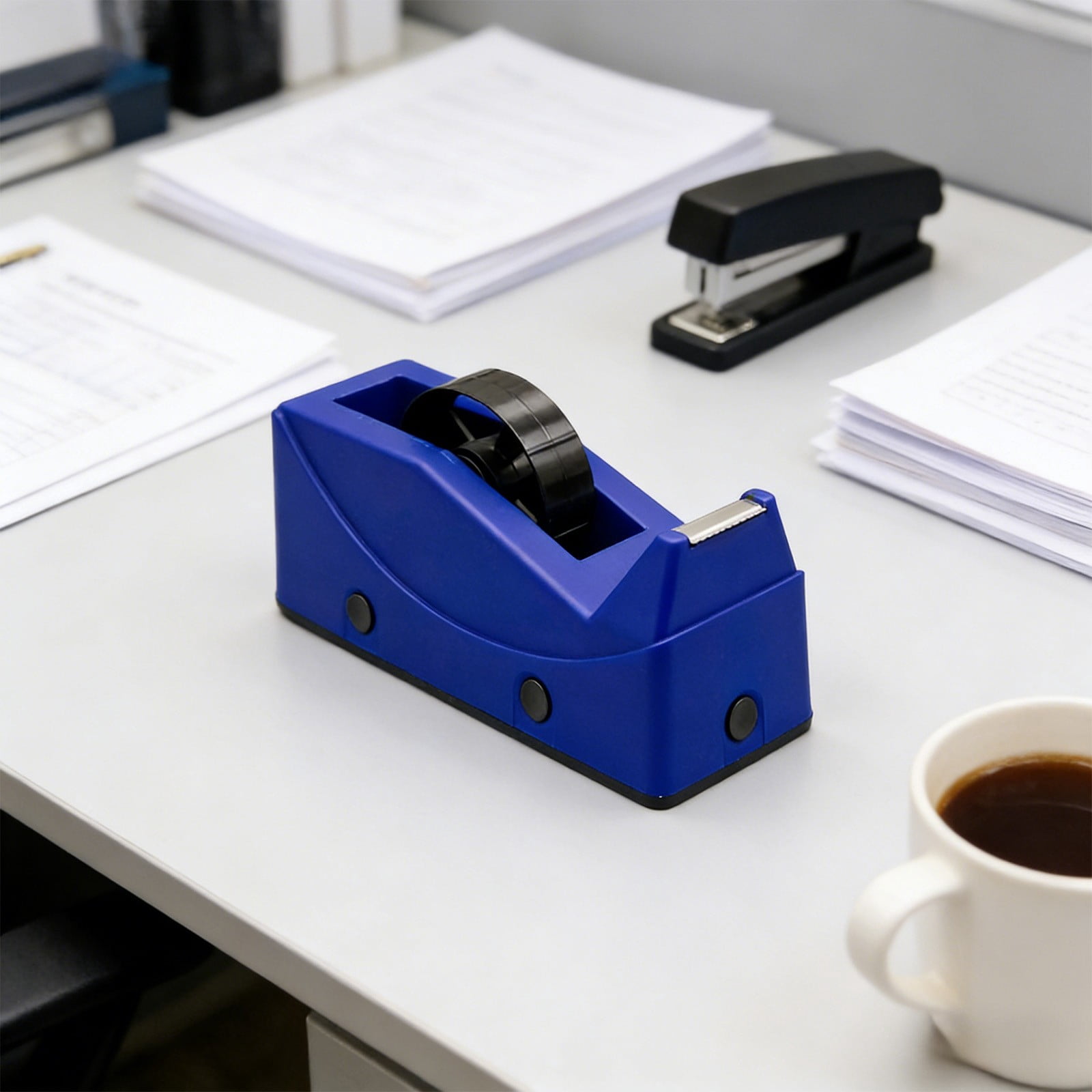 Tape Dispenser Equipped with Antiskid Base and Blades Smooth Rollers, Suitable for Tapes Width within 25mm