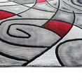 thumbnail image 5 of Flash Furniture Jubilee Rectangular Contemporary Black, Red Area Rug, 8' x 10', 5 of 5