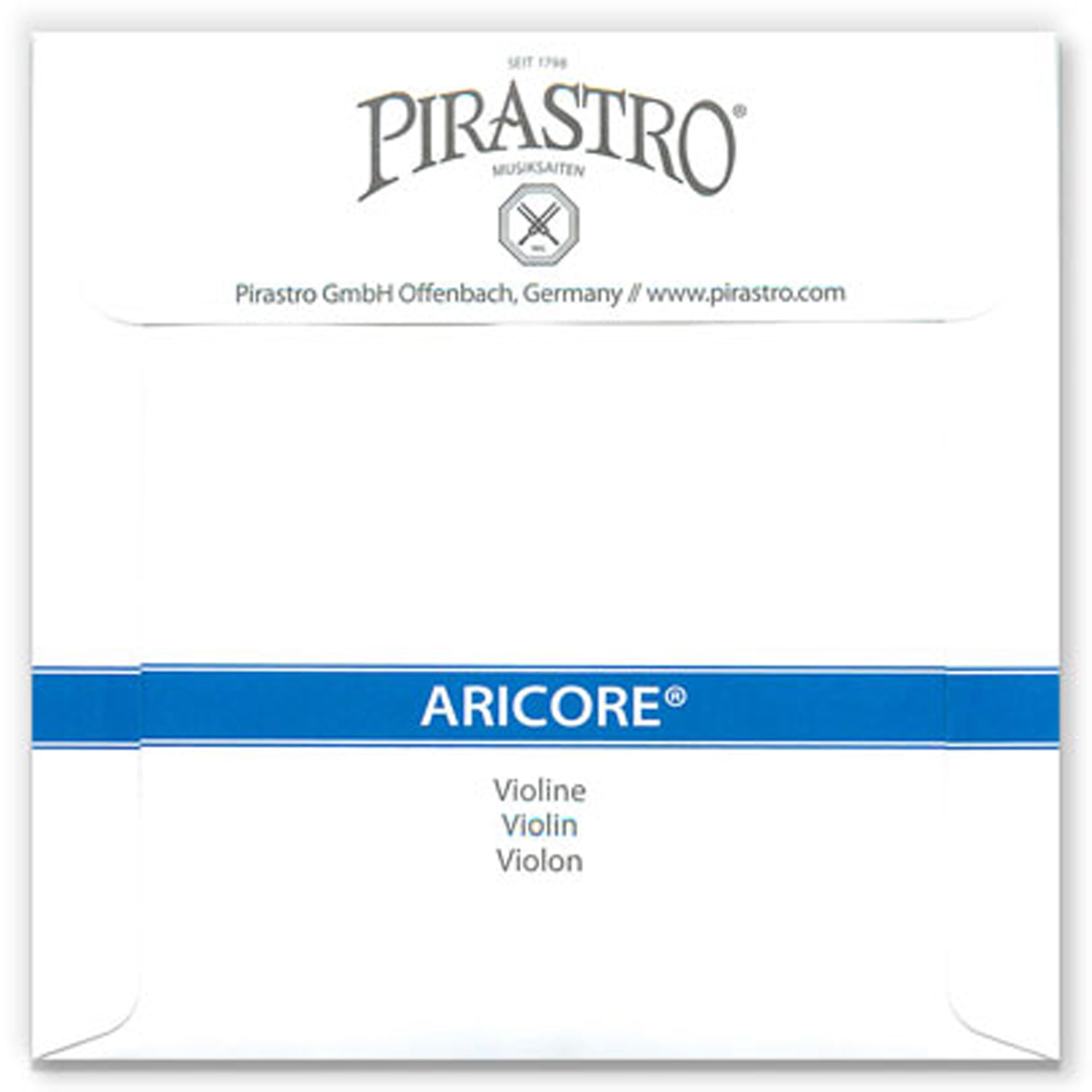 Pirastro Aricore Series Violin String Set 4/4 Set - E String Loop End