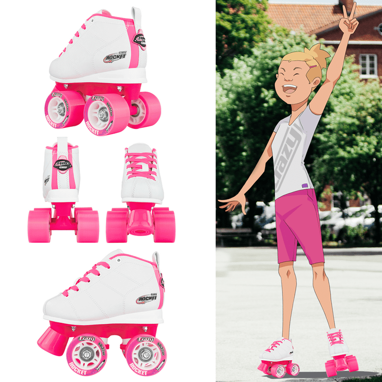 Crazy Skates Rolla Roller Skates for Boys and Girls - Great Beginner Kids  Quad Skates
