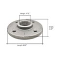 thumbnail image 6 of Thrifco 8319024 3/4 Inch Black Steel Heavy Floor Flange, 6 of 6