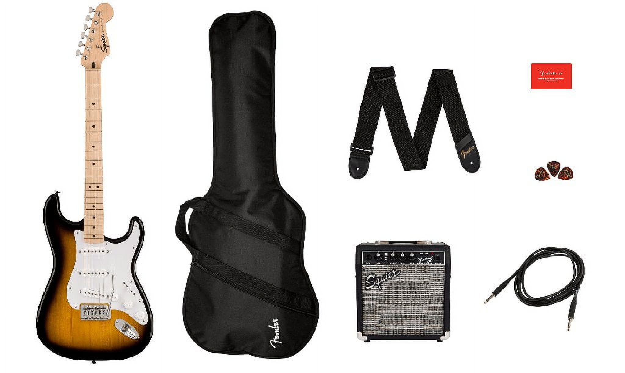 Squier Affinity Series Stratocaster Electric Guitar, Olympic Squier Affinity Series Stratocaster Electric Guitar, Olympic