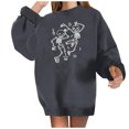 thumbnail image 1 of Sudadera Para Mujer Camisas Erógenas de Invierno Cuello Redondo Manga Larga Tops Impreso Regular Sudadera Blusa Odeerbi ODB128543, 1 of 4
