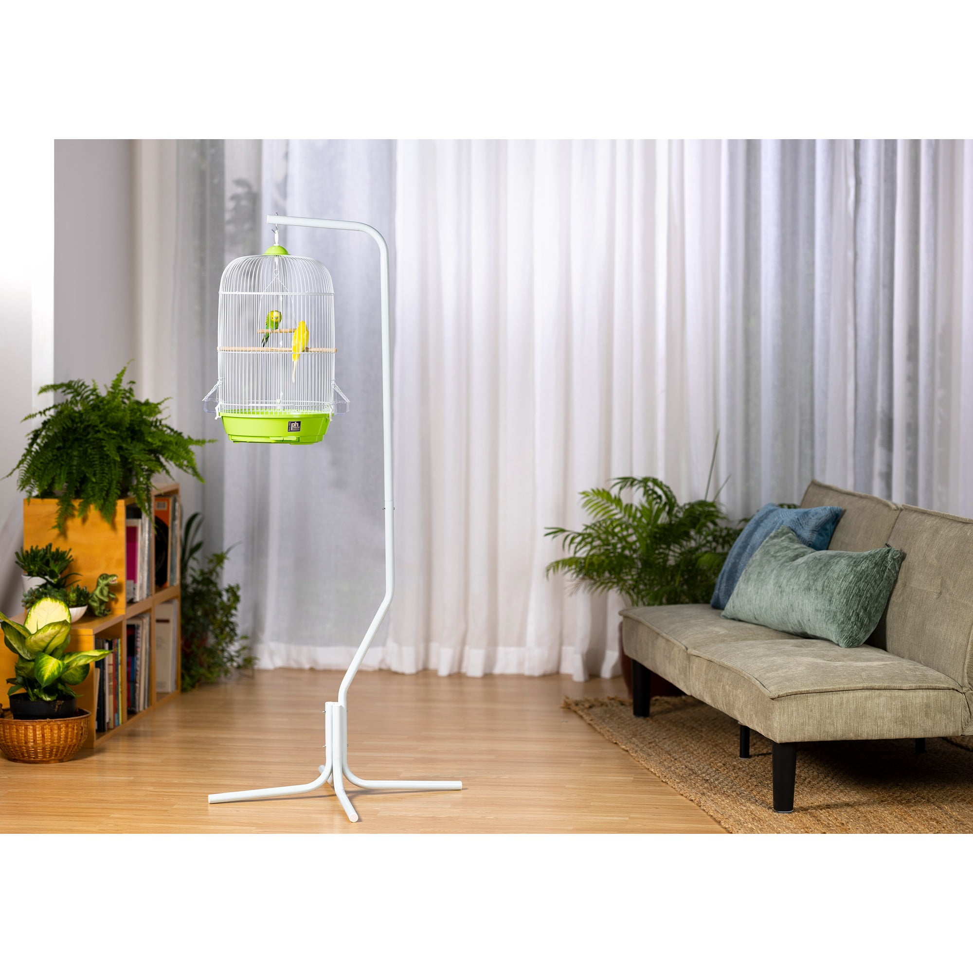 Prevue Pet Products Small Round Bird Cage - Green SP31999G