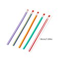 thumbnail image 3 of LNGOOR 5pcs Rainbow Stripe Pattern Random Pencil, 3 of 7
