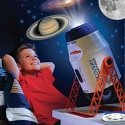 Discovery #MINDBLOWN 2-in-1 Reversible Planetarium Space Projector for Children and Elementary School, White