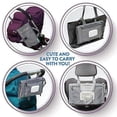 thumbnail image 3 of Portable Changing Pad, Portable Changing Pad for Newborn Girls and Boys - Baby with Smart Wet Wipe Bag, 3 of 5