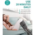 thumbnail image 2 of Nekteck Leg Massager with Air Compression for Circulation and Relaxation, Foot and Calf Massage Machine with Hand-held Controller, 2 of 9