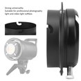 thumbnail image 4 of Sonew Adapter Ring,Softbox Adapter Ring,Alloy Adapter Ring Convertor for Elinchrom Mount to for Bowens Mount Flash Light Softbox, 4 of 11