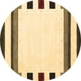 thumbnail image 1 of Ahgly Company Indoor Round Solid Brown Modern Area Rugs, 5' Round, 1 of 4