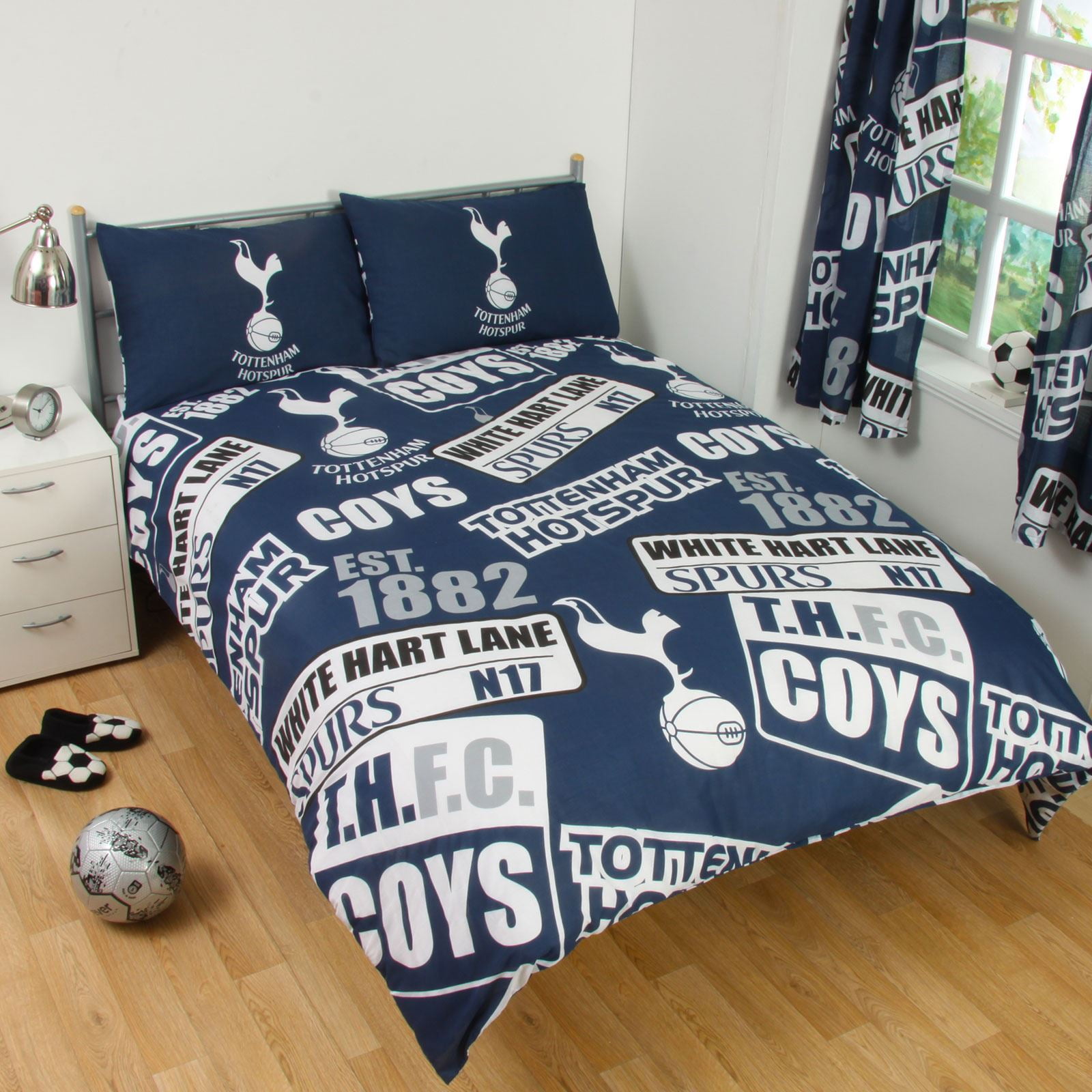 childrens football bedding