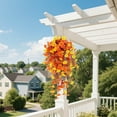 thumbnail image 5 of Artificial Flowers for Outdoors,30Inch Outdoor Hanging Fake Flowers,Ideal Decor for Home Porch,Patio,Balcony and Entrance(Orange and Yellow), 5 of 6
