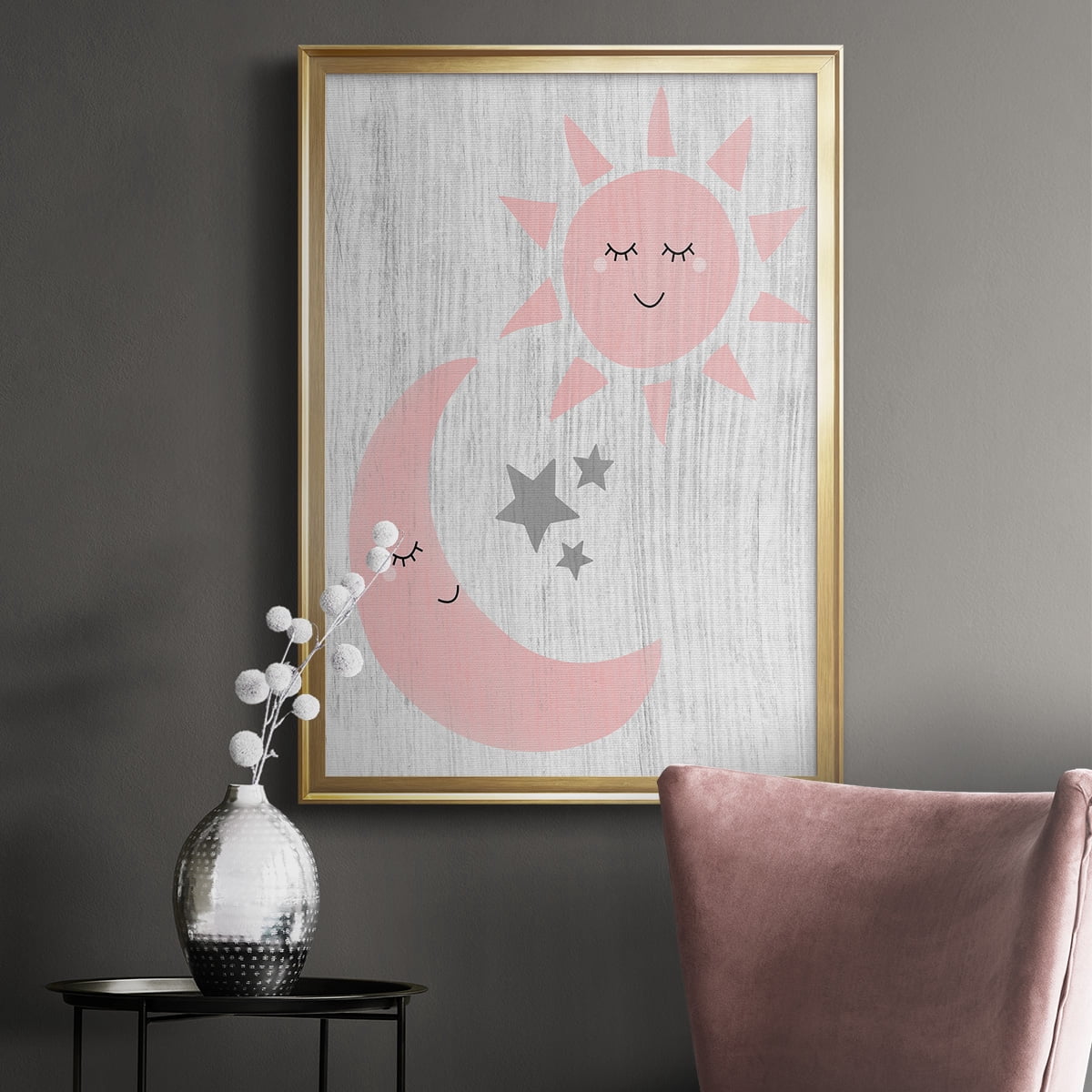 Sun and Moon Premium Classic Framed Print - Ready to Hang