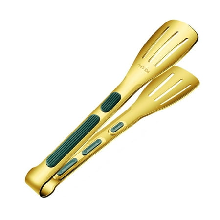 

BOOMTB Foods Tong Clip Kitchen Tongs for Breads Eggs BBQ Hamburger Patties Pancake