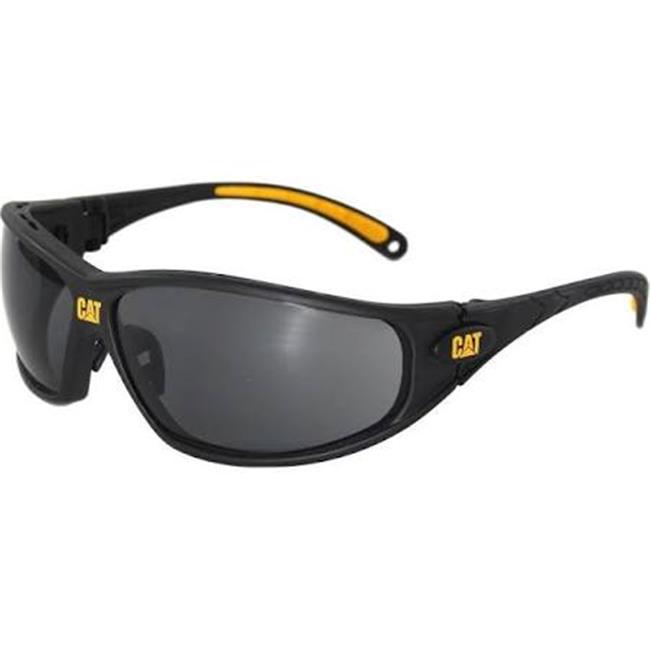 Tread Safety Glasses with Smoke Lens Black