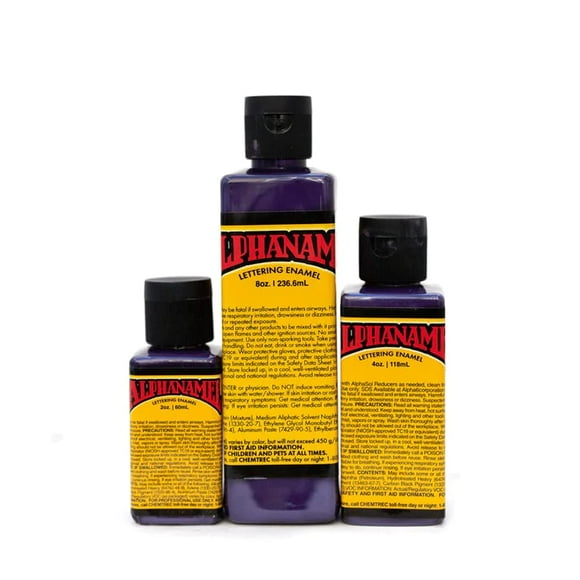 Alphanamel 5Oz Alpha Purple