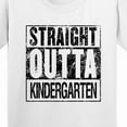 thumbnail image 4 of Inktastic Straight Outta Kindergarten Youth T-Shirt, 4 of 5