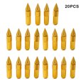 thumbnail image 4 of ziyahi 20 Pieces Car Wheel Nut Set Aluminium Automobile Truck Auto Tuner Modification Maintenance Spare Accessories Red Gold, 4 of 6