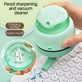 thumbnail image 1 of NARABB Desktop Vacuum Cleaner Mini Vacuum Cleaner Confetti Keyboard Cleaner Portable Auto Collector 2-in-1 Vacuum Cleaner Pencil Sharpener, 1 of 6