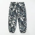 thumbnail image 5 of CONZONE Toddler Girls Cargo Pants Wide Leg Jogger Pants for Girls Elastic Waist Drawstring Trendy Fall Trousers with Pockets Size 4-5 Years, 5 of 9