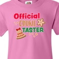thumbnail image 4 of Inktastic Christmas Official Cookie Taster with Bell and Star Cookie Youth T-Shirt, 4 of 5