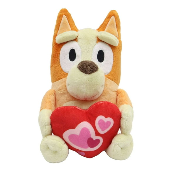 Bluey 2025 Valentine's Day Bingo Plush (Holding Heart)