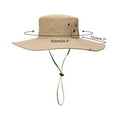 thumbnail image 6 of Hat Sun Hat UV Protection Quick Drying Foldable Wide Brim Fishing Hat Sun Bucket Hat For Outdoor Hiking Camping, 6 of 7