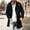 Black-A, variant on Men’s Shearling Aviator Coat Overcoat Double Breasted Suede Leather Trench Coats Faux Fuzzy Lining Winter Warm Notched Lapel Topcoat Size S-5XL