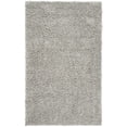 thumbnail image 3 of Safavieh Athens Talia Solid Shag Area Rug, Silver, 4' x 6', 3 of 10