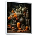 thumbnail image 2 of Designart "Sacred Offerings Folk Religion wall art I" Spiritual Floater Framed Wall Art Living Room, 2 of 7