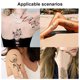 thumbnail image 5 of 15 hojas de tatuajes temporales para mujeres, pegatinas y kits de tatuajes para adultos., 5 of 5