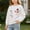 White, variant on Girls Christmas Sweatshirt Kids Long Sleeve Pink Pullover Kids Holiday Cotton Top,Size 3-4 T