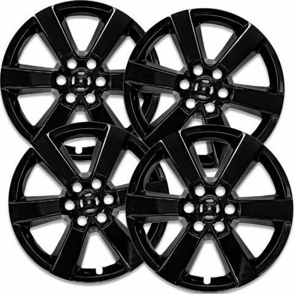 Set of 4 20 inch Gloss Black ABS Wheel Covers Compatible with 2015-2017 Ford F-150 King Ranch Lariat Limited SSV XL XLT Rims