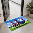 thumbnail image 1 of fsxdhpcsgfc Independence Day Flannel Absorbent Rug For Living Room Bathroom Kitchen Entryway Non Soft Mat Million Blanket Fuzzy Blanket Full Size Electronic Throw Blanket Star Blanket Throw Heated, 1 of 4