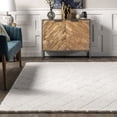 thumbnail image 6 of nuLOOM Amy SuperiorWash Casual Faux Rabbit Machine Washable Area Rug, 2' 6" x 10', Runner, Amy White, 6 of 8