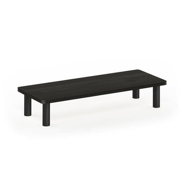 18131EX-BK Turn-N-Tube Monitor Riser Stand, Espresso & Black - 23.62 x 4.61 x 9.25 in.